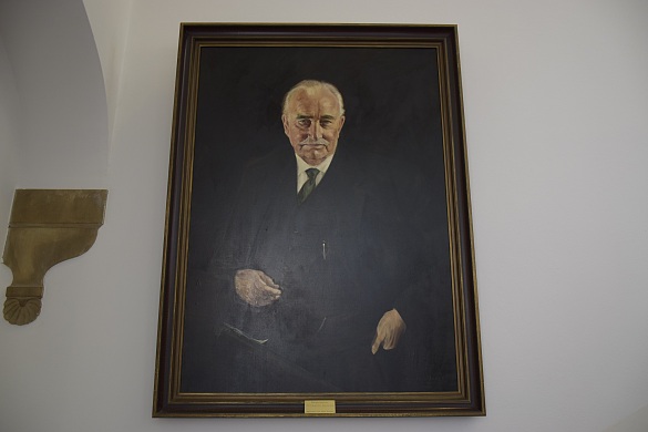 Bürgermeister Wilhelm Kaisen - Gemälde im Rathaus