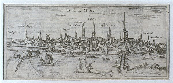 Bremen um 1560.