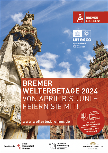 Das Plakat zu den Bremer Welterbetagen 2024